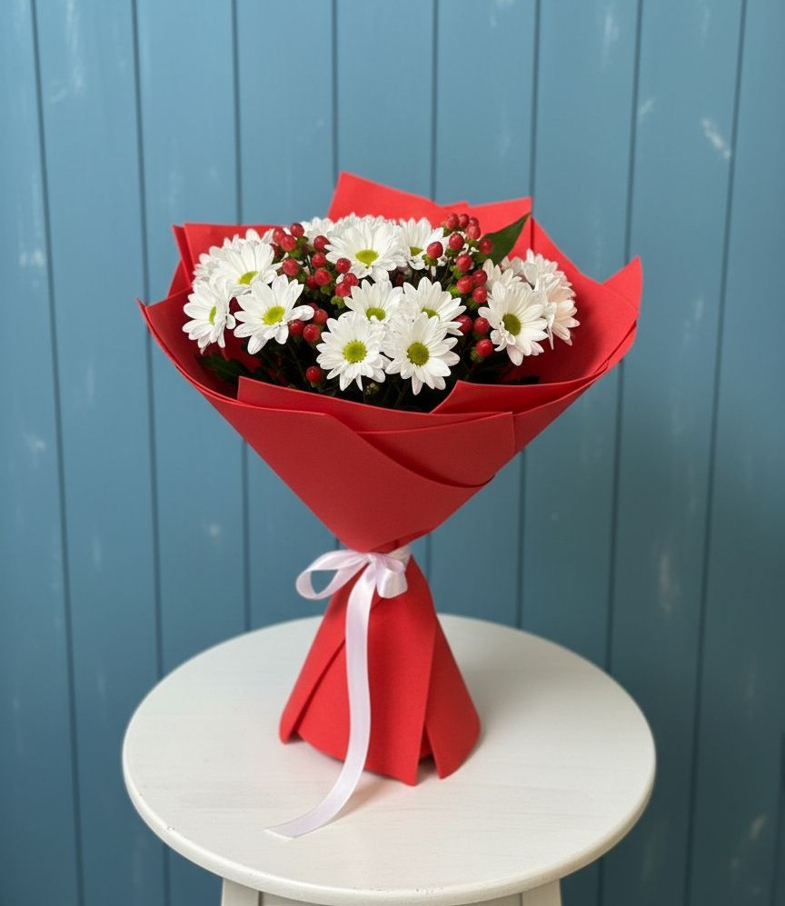 Букет цветов из: Хризантемы в Усть-Кинельском