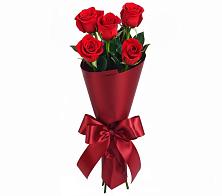 Букет 5 Красных роз Эдлесс Лав в Усть-Кинельском