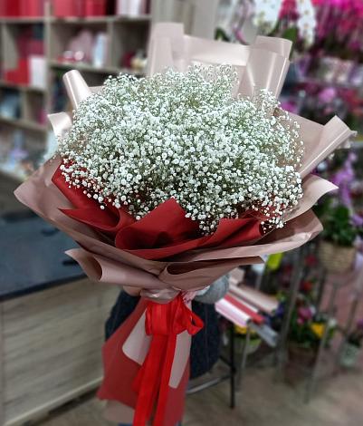 Букет цветов из: Гипсофила в Усть-Кинельском