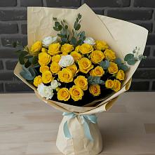 Букет цветов из:  Розы в Усть-Кинельском