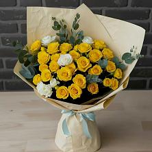 Букет цветов из:  Розы в Усть-Кинельском