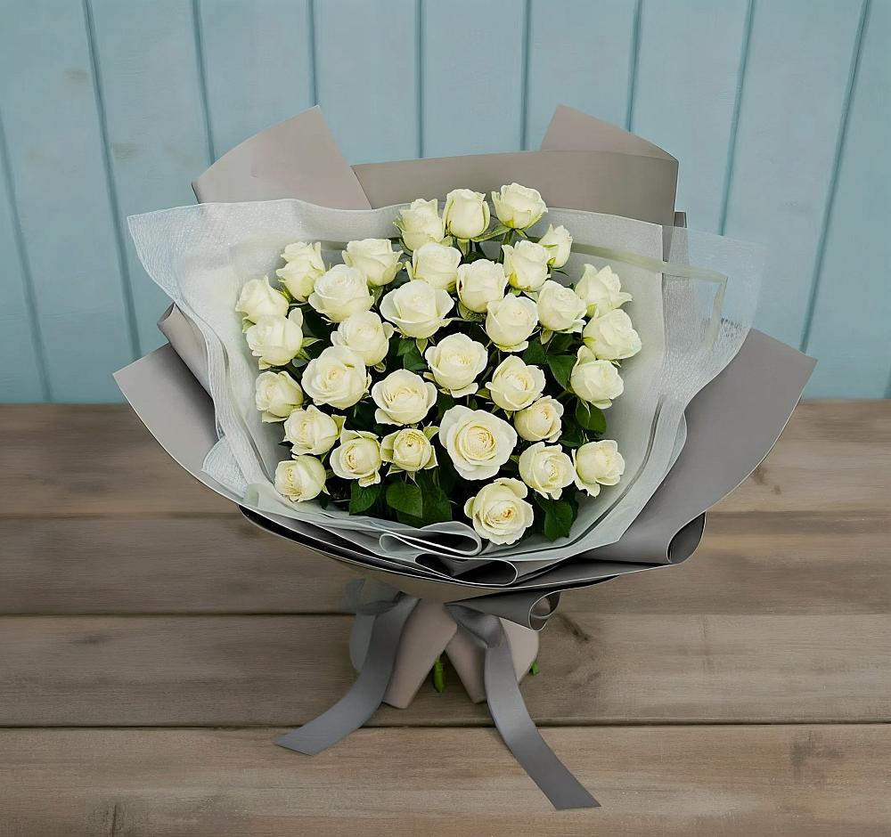 Букет Белоснежная нежность в Усть-Кинельском