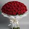 Букет 101 Красная роза Блэк Мэджик в Усть-Кинельском