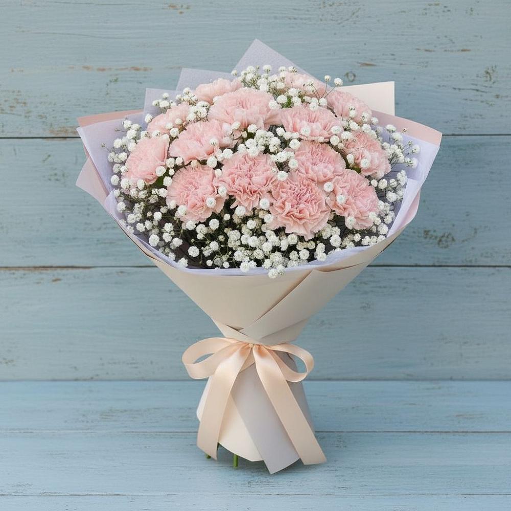 Букет цветов из: Гвоздики в Усть-Кинельском