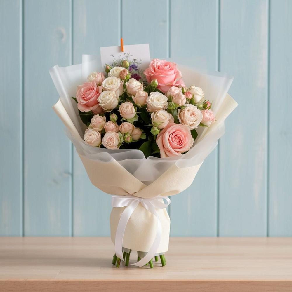 Букет цветов из: Розы в Усть-Кинельском