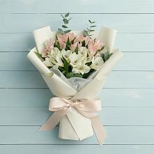 Букет цветов из:  Альстромерии в Усть-Кинельском
