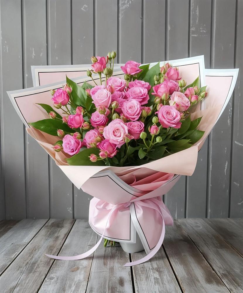 Букет Розовый кустик в Усть-Кинельском