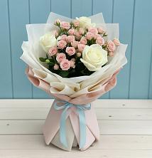Букет цветов из:  Розы в Усть-Кинельском