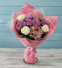 Букет цветов из:  Герберы в Усть-Кинельском