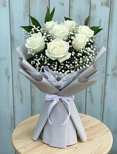 Букет цветов из:  Розы в Усть-Кинельском