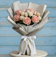 Букет цветов из:  Розы в Усть-Кинельском