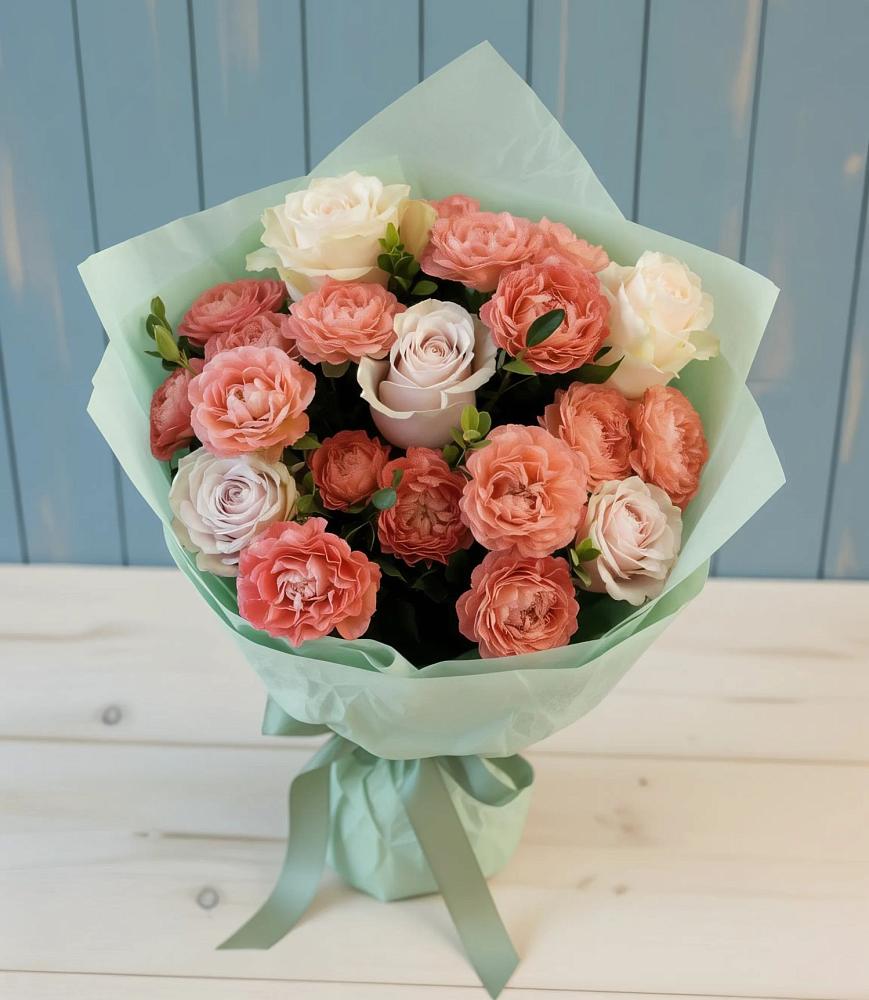 Букет цветов из: Розы в Усть-Кинельском