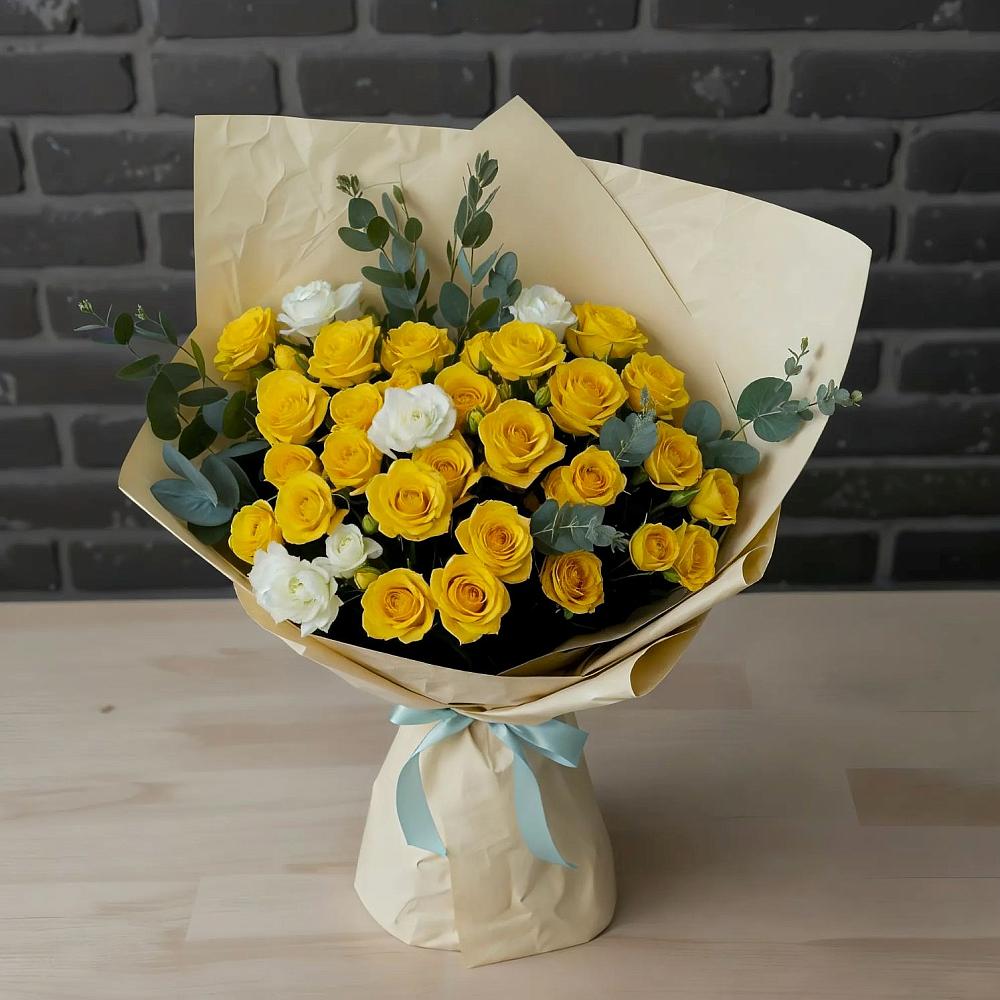 Букет цветов из: Розы в Усть-Кинельском