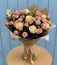 Букет цветов из:  Розы в Усть-Кинельском
