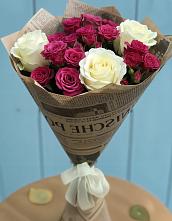 Букет цветов из:  Розы в Усть-Кинельском