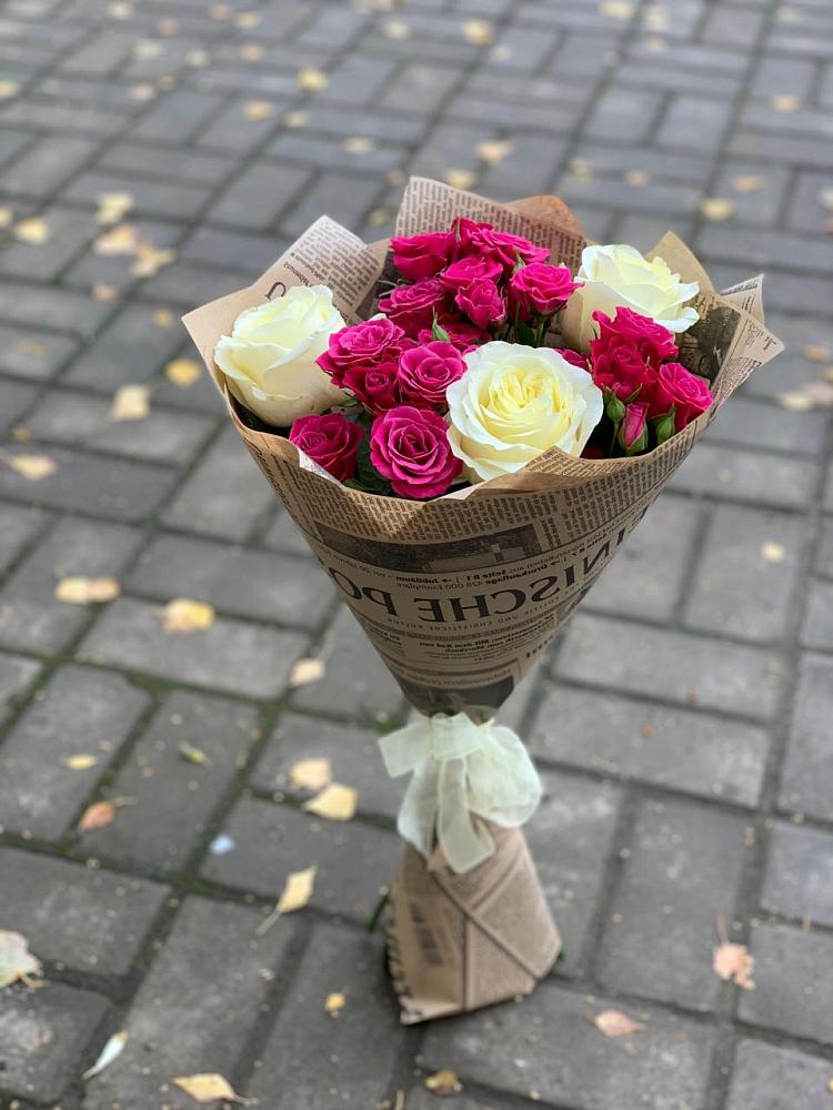 Букет цветов из: Розы в Усть-Кинельском