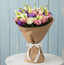 Букет цветов из:  Лизиантусы в Усть-Кинельском