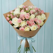 Букет цветов из:  Розы в Усть-Кинельском